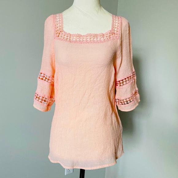 Unique Spectrum 3/4 Sleeve Blouse - Picture 1 of 5